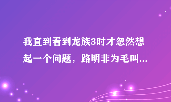 我直到看到龙族3时才忽然想起一个问题，路明非为毛叫李嘉图·M·路？而且是什么时候被叫的？