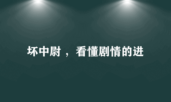 坏中尉 ，看懂剧情的进