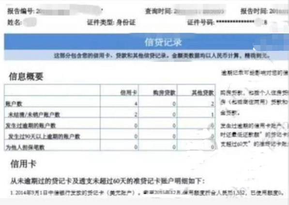 个人信用记录网上查询