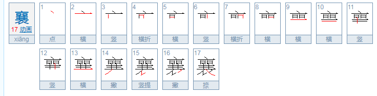 襄怎么读？