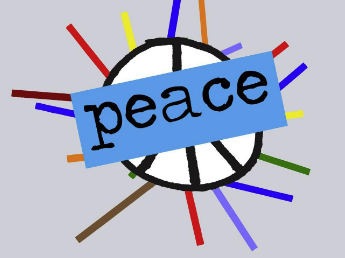 只说peace，能代表再见的意思吗？