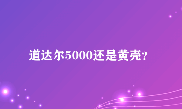 道达尔5000还是黄壳？