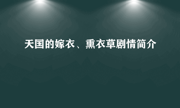 天国的嫁衣、熏衣草剧情简介