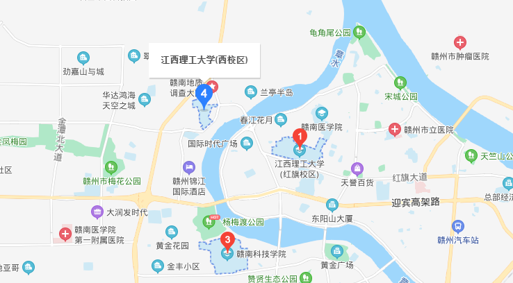 江西理工大学各学院在一个校区吗？