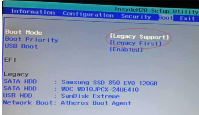 BOOT里面的 Legacy是什么意思 Legacy Support ：指的是什么意思？ Legacy First:又是什么意思？