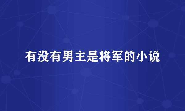 有没有男主是将军的小说