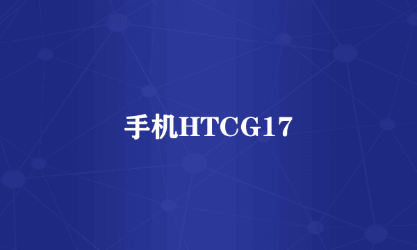 手机HTCG17