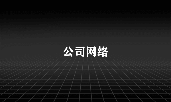 公司网络