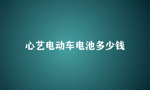 心艺电动车电池多少钱