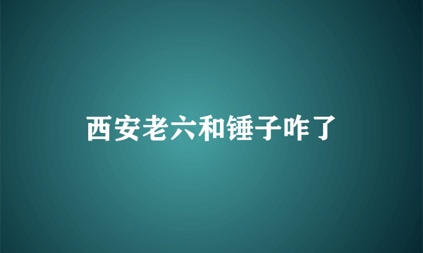 西安老六和锤子咋了