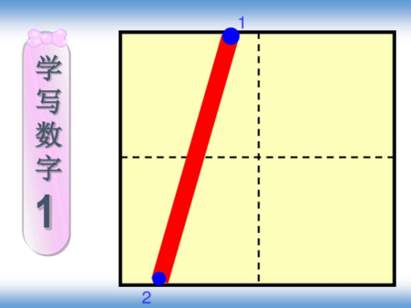 数字3在田字格的正确写法是什么？