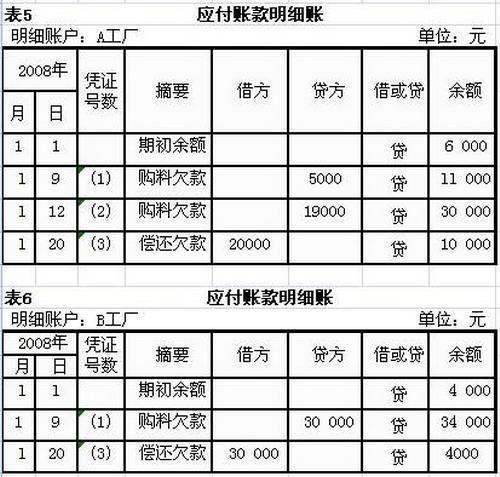 总分类账应当如何登记，需要实物图解，急！