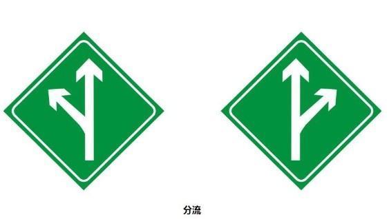 分流路口标志与车道增加标志是什么？