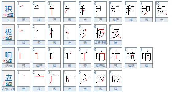 积极响应后面搭配什么?