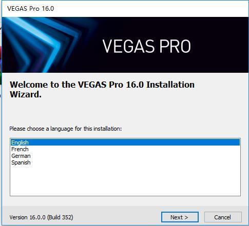 求一份VEGAS Pro 16来自序列号 ，最好有教程安装的，多谢