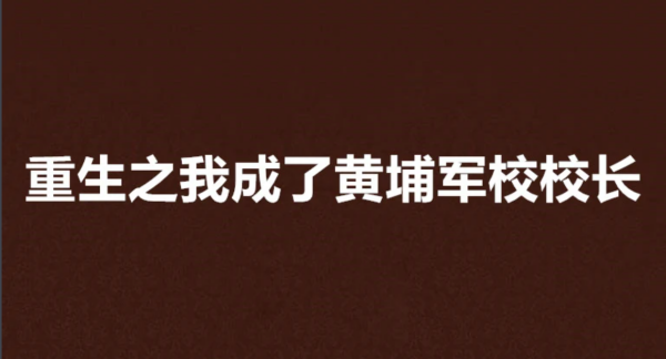 重生之我成了黄埔军校校长txt全集下载