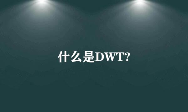 什么是DWT?