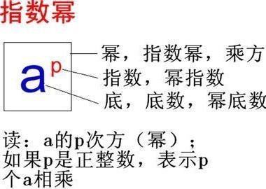 指数幂、底数幂、幂底数、幂指数分别是什么？