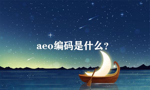 aeo编码是什么？