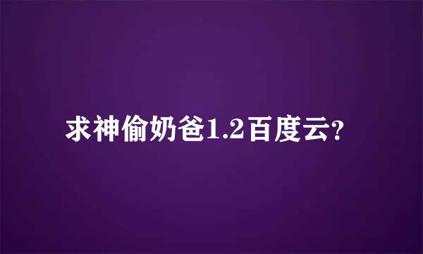 求神偷奶爸1.2百度云？