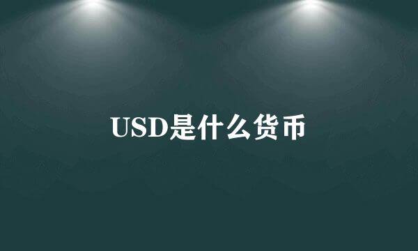 USD是什么货币