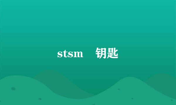 stsm 钥匙