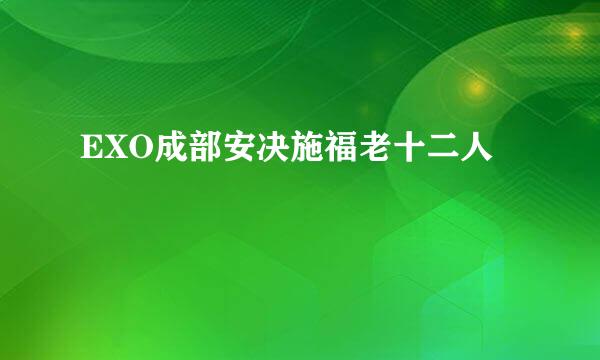 EXO成部安决施福老十二人