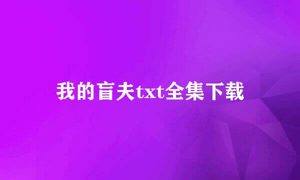 我的盲夫txt全集下载