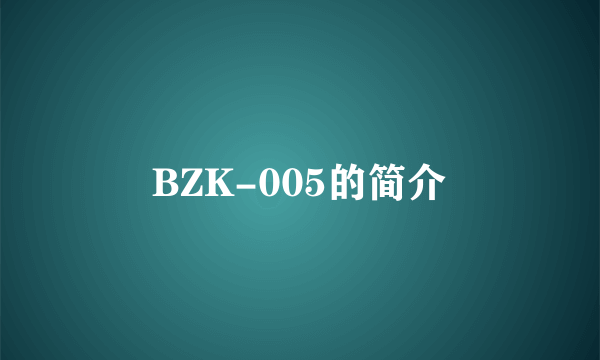 BZK-005的简介