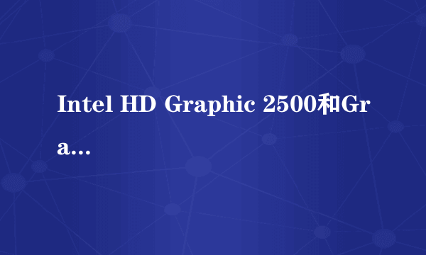 Intel HD Graphic 2500和Graphic 4000显卡性能等同于那些入门显卡